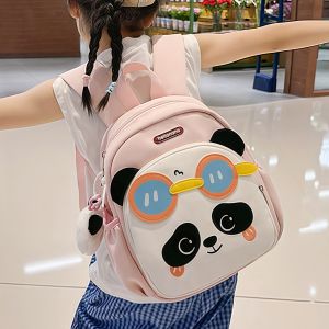 Balo Học Sinh Tiểu Học Dễ Thương Hình Gấu Trúc Cho Bé Gái Mẫu Giáo Balo Đôi Cho Bé Gái Mới Về Lớp Một