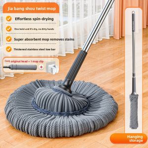 Joybos | Ergonomic Wash-Free Self-Wringing Heavy-Duty Mop