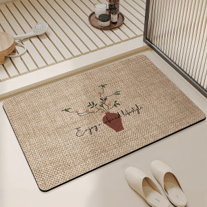 Water Absorbent Quick Dry Non Slip Bath Mat