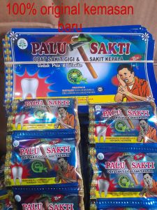 REAL ORIGINAL KAPSUL SAKIT GIGI PALU SAKTI SUPER AMPUH 20 SACHET