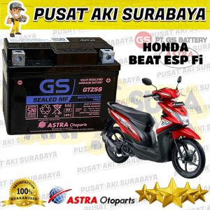 GARANSI ASLI AKI GS ASTRA GTZ5S 12 VOLT HONDA BEAT ESP FI SPACY CS 1 YTZ4V DTZ5S MTZ5S YTZ5S NEW JUPITER