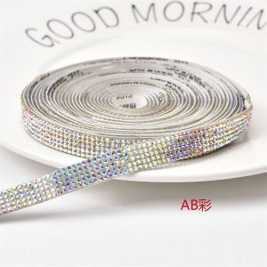 DIY Crystal Rhinestone Self-Adhesive Ducrysta Stickers Diamond Ribbons for Handicrafts Car Phone Shoe Bag Dress Decorations