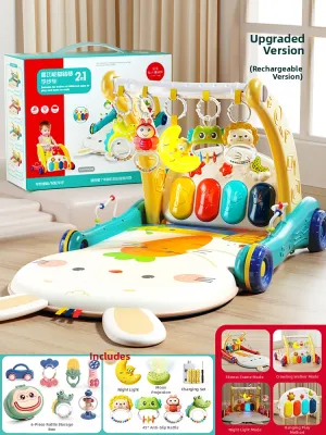 BEI JESS | Infant Gym Musical Walker Piano Educational Toy