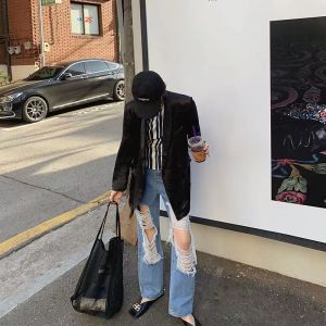 New 2025 Thickened Vibrant Transparent Mesh Large Capacity Fashionable Lightweight All-Match Shopping Bag Crossbody Bag