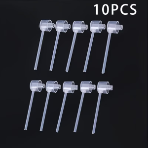 10 Pcs 5ml Transparent Plastic Perfume Sample Transfer Bottle Refillable Fragrance Sampling Dispenser