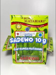 Benih Paria Sadewo 10 g Cap Bunga Matahari dataran menengah unggul biji bibit sayur pahit pare hydroponik hidroponik