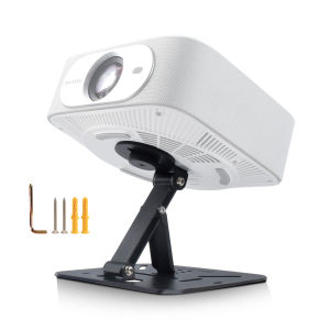 Salange | Salange 3-in-1 Projector Mount: Flexible Desk/Ceiling/Wall Installation 360° Rotation Design Compatible with 1/4" Thread Port