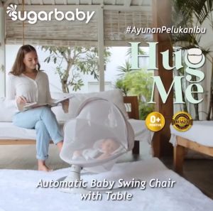 Sugar Baby Swing Chair with Table | Ayunan Bayi Elektrik dengan Meja Makan | Sugarbaby Booster Seat | Bouncer Baby | Kursi Goyang Bayi