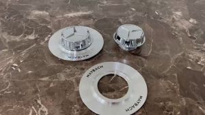 Logo chụp mâm ốp lazang bánh xe ô tô Maybach MB-002 - Chất liệu hợp kim nhôm và nhựa ABS cao cấp
