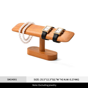 Oirlv | Oirlv Wooden Watch Holder Jewelry Organizer Display Stand For Bracelet Watch Display Rack Solid Wood Watch Stand Display Props
