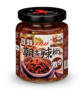 Taiwan Old Mule Garlic Fragrance Soybean Paste Super Spicy Onion Smell Hot Pepper Sauce for Rice Accompaniment 240g Bottle