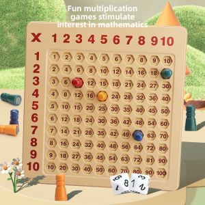 JIFANPAUL | Magnetic Multiplication Table Practice Board for Kids Math Practice Game