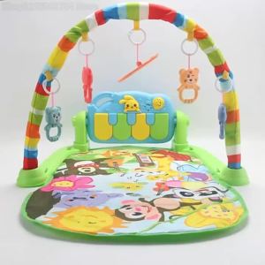 New Baby Activity Exercised Play Mat With Pedal Piano Musical Infant Exercise Toys Prone Time Activity Gym Newborns 0-12 Months