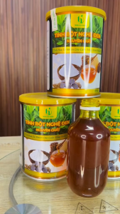 Tinh bột nghệ đen hộp 500g thương hiệu Trung Huy foods củ nghệ đen bột nghệ đen người đau dạ dày đẹp da ngăn lão hóa