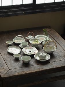 Bộ Trà Gốm Thủ Công Huayu Collection Bộ Trà Gốm Thủ Công Trà Gốm Nâu Sần Bộ Trà Gia Đình Bộ Trà Chủ Nhân Cốc Trà Cốc