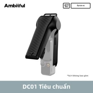 AMBITFUL | Ốp Bảo Vệ Silicon Ambitful DC01 Cho DJI Osmo Pocket 4 Với Khe Cắm Lọc Tích Hợp - Phụ Kiện Máy Ảnh Có Miếng Đệm Bảo Vệ