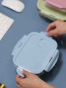 ABS Glass Lunch Box Lid Separated Office Workers High Microwave Heating Special Bowl Bekas Makanan Kaca Tahan Panas