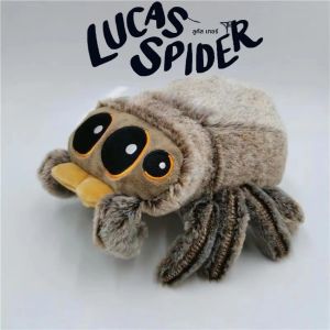 ตุ๊กตาสัตว์นุ่ม ตุ๊กตาแมงมุมสีดำ ลูคัสตัวน้อย หมอนจำลอง ตุ๊กตาอนิเมะ ของตกแต่งห้องเกม ของขวัญสำหรับเด็ก