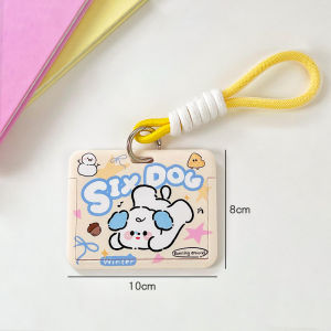 Stylish Cute Pet Student Photo Card ID Holder with Protective Cover and Lanyard SH507