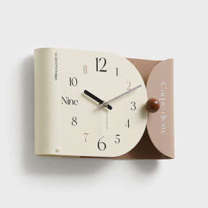 Wozoom นาฬิกาตั้งโต๊ะแบบสร้างสรรค์สำหรับตกแต่งบ้าน นาฬิกาตั้งโต๊ะแบบติดประตูห้องน้ำ ตกแต่งสไตล์บ้านๆ สำหรับห้องนั่งเล่น