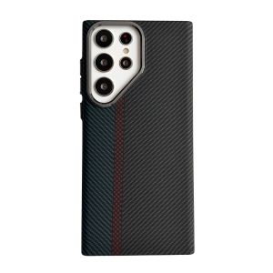 Ốp Lưng Samsung Galaxy S26/S25/S24/S23 Ultra Mỏng Nhẹ Họa Tiết Sợi Carbon Từ Tính Cao Cấp Chống Vân Tay Chất Liệu PC+TPU Hỗ Trợ Magsafe