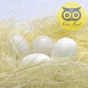 Kicau Mart ISI 20 Telur Palsu Burung Merpati Dummy Egg Silicon Solid Mainan Burung Merpati Isi 20 Pcs Telur Palsu Merpati Ayam Kate Telor Telur Palsu Merpati Imitasi Telur Dummy Replika Fake Egg DENECDE10