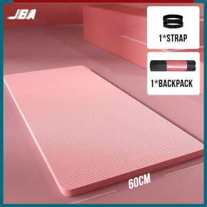 JBA Yoga mat For Exercise For Women Thick 20MM Extra Wide 90CM Set With Carry Bag Soft Skin Friendly NBR Anti-Tear Soundproof Waterproof Yoga Matt Makapal
