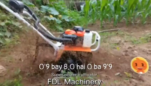 Máy xới đất lên luống tạo rãnh mini