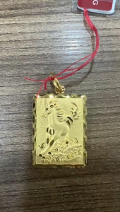 Poh Heng Jewellery 24K Victory Pendant in Yellow Gold [Price By Weight]