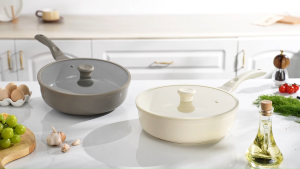Redchef Star Series Chảo Chống Dính Ceramic 26/28/30cm Có Nắp Không PFAS/PTFE/PFOA Dùng được cho mọi bếp
