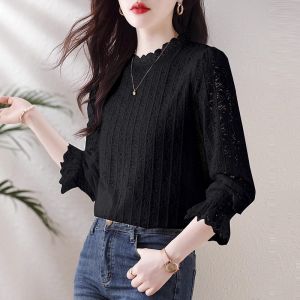 Elegant Designer Small Batch Lace Warm Blouse