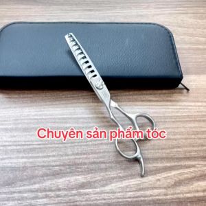 WAHL Kéo tỉa tóc răng thưa tay trái 40-50% tóc cao cấp S440C - Kéo tỉa răng to 6 inches thép nhật 62HRC sắc bén tiện dụng