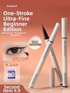 Goodgudi | Ultra-fine Beginner-proof Waterproof Sweatproof Long-lasting Smudge-proof Eyeliner Pen