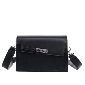 Mens Fashionable Personalized Crossbody Bag Casual PU Leather Mobile Phone Bag Single Shoulder Bag Korean Style Bag