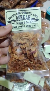 Bawang Goreng Asli Original Homemade Kualitas Premium berat satuan 18 gram/pcs Murah Gurih & Renyah Asli Enak dan Kriuk