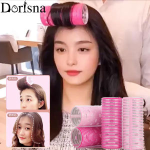 Dorisna Hair Rollers Self Grip Hook Hair Curlers Heatless Hair Roller Salon Hair Dressing Curlers Jumbo Size Sticky Hair Styling Tools