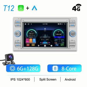 Android 13 Car Stereo for Ford Transit/Transit Connect 2007-2009 7 Inch IPS FM Radio Wireless Carplay Android Auto Backup Camera