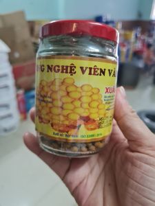 Combo 5 lọ tặng 1 lọ 100gr nghệ vàng viên mật ong xuân nguyên hỗ trợ đẹp da dùng tốt cho phụ nữ sau sinh.