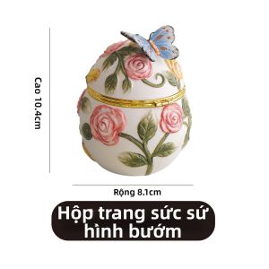 FENGBAI | Hộp Trang Sức Trang Trí Họa Tiết Bằng Tay