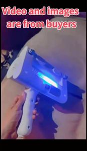 AUTHENTIC Mite Eliminator Vacuum Cleaner 99.9% UV-C Sterilizer 15000Pa Powerful Suction Anti Dust Mite Removal Mite Removal Device UV Sterilizer - Handheld Vacuum Cleaner Mite Removal Hand Tool - with UV and HEPA Filter - for Beds and Sofas Avoid Asthma