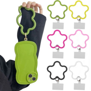 สายรัดข้อมือซิลิโคนแบบนิ่มสไตล์เกาหลีสำหรับห้อยสายคล้องโทรศัพท์ข้อมือสายรัดข้อมือป้องกันการสูญหาย