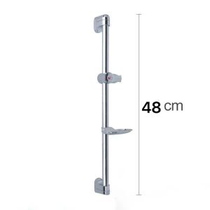Stainless Steel Adjustable Shower Lift Bar with Soap Dish