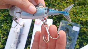 15cm/30g 4-Sections Fishing Rapala/Lure Jointed Lifelike Hard Bait for Trolling Subid Pamingwit ng Mamsa Tangige Tuna