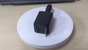 Sạc Ô Tô 7 Trong 1 Cáp Sạc Nhanh 3 Cổng USB Type-C Có Thể Thu Gọn Cáp Uốn Cong Được Dành Cho iPhone 12/15/16 Samsung Đầu Nối USB-C Sang iOS
