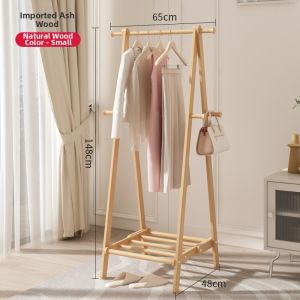 TINGXU | Moveable Dirty Laundry Basket Integrated Clothes Hanger