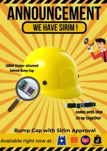 🔥𝐍𝐄𝐖🔥 Blue Eagle Bump Cap With Chinstrap SIRIM DOSH APPROVAL l BP65 + M1 l  Lightweight Protective l BAHARU ! Topi Ringan Ade Sirim Sticker