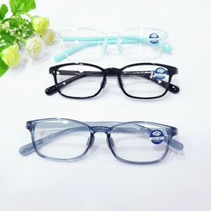 Kacamata Anak Anti Radiasi Anti Blueray Bahan TR-90 Bentuk Persegi Lentur [KA3152]