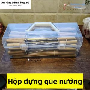 Jiaxun | Hộp Lưu Trữ Que Kebab Kim Loại