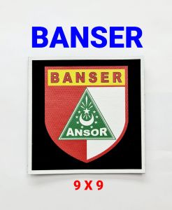 Emblem Patch Logo BANSER ANSOR Nadhatul Ulama NU Prepet Perekat Velkro Tactical Army