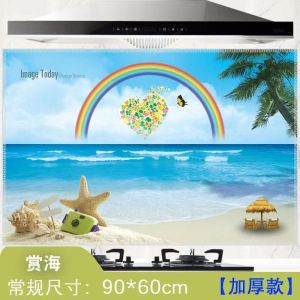 Kitchen Oil-Resistant Self-Adhesive Aluminum Foil Stickers Heat-Resistant Waterproof Cabinet Stove Tile Wall Decals